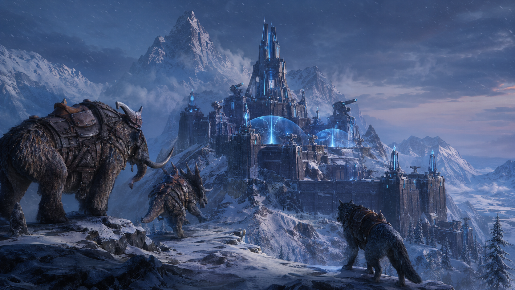 Snowy Tek fortress